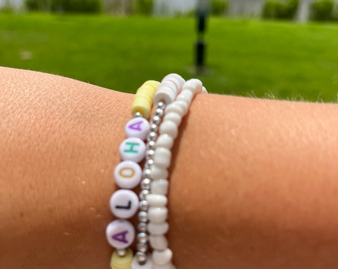 Aloha Tropical Bracelets- Set of 3