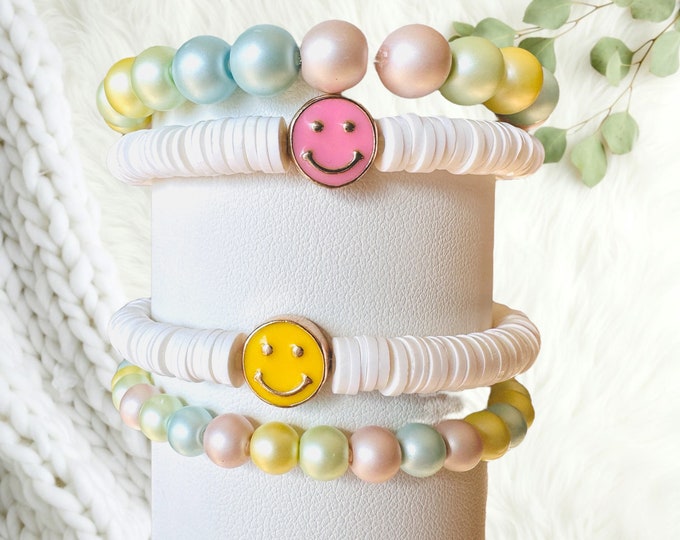 Best Friend Smiley Bracelets