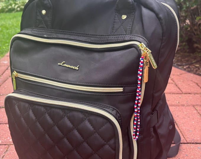 USA Patriotic Backpack Keychain