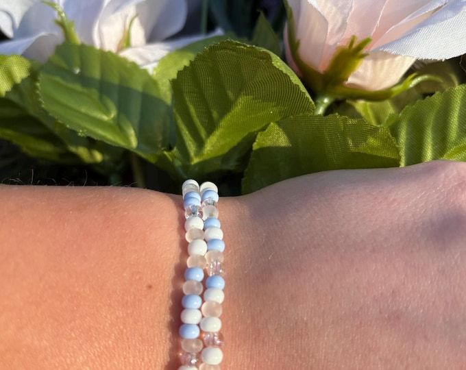 Multicolor Seed Bead Stack- Set of 2