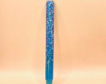 Ombré Glitter Pen, Blue Glitter Pen, Teal Glitter Pen, Mermaid Glitter Pen Inkjoy Pen, Resin Pen, Glitter Pen, Mermaid Pen, Mothers Day