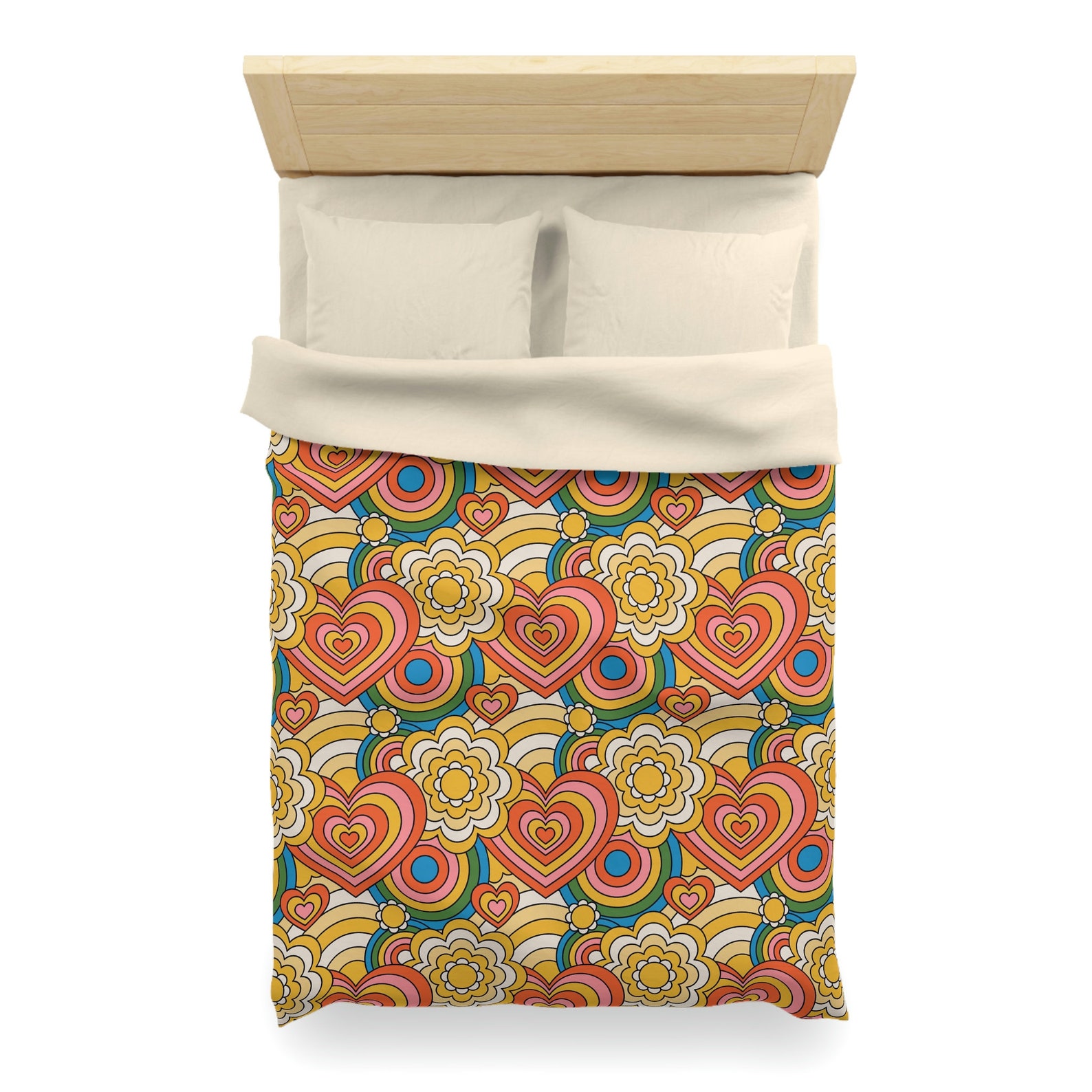 Pattern Print Trippy Duvet Cover Bedding Set