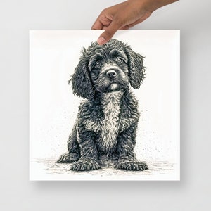 Cockapoo Hund Druck, Cockapoo Kunst, Cockapoo Poster, Cockapoo Geschenk, Cockapoo, Hund Druck, Welpe, Hunde, Welpe