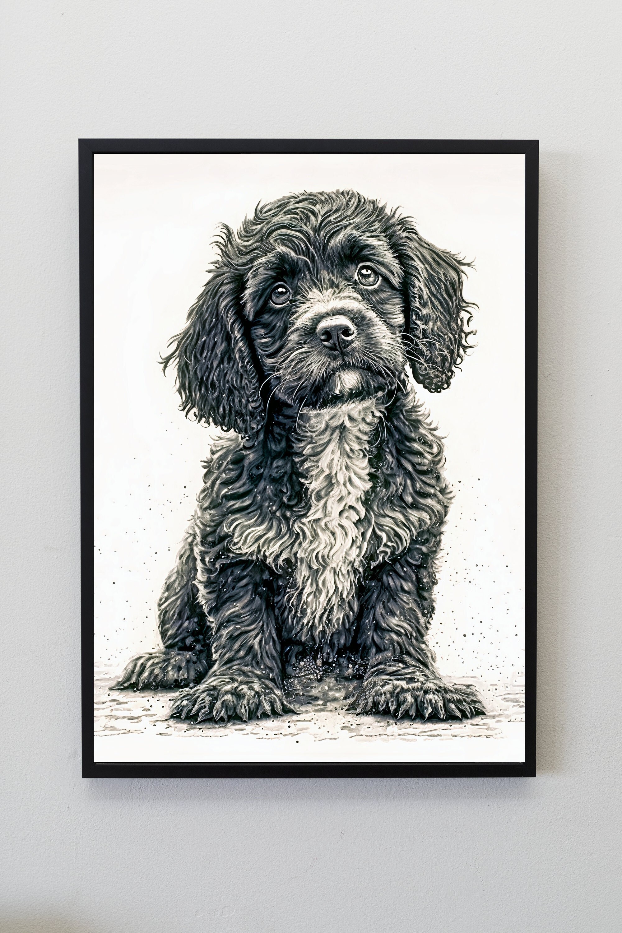 Cockapoo Dog Print, Cockapoo Digital Download Wall Art, Digital Prints ...