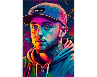 Mac Miller Poster | Tribute Print | 1992-2018