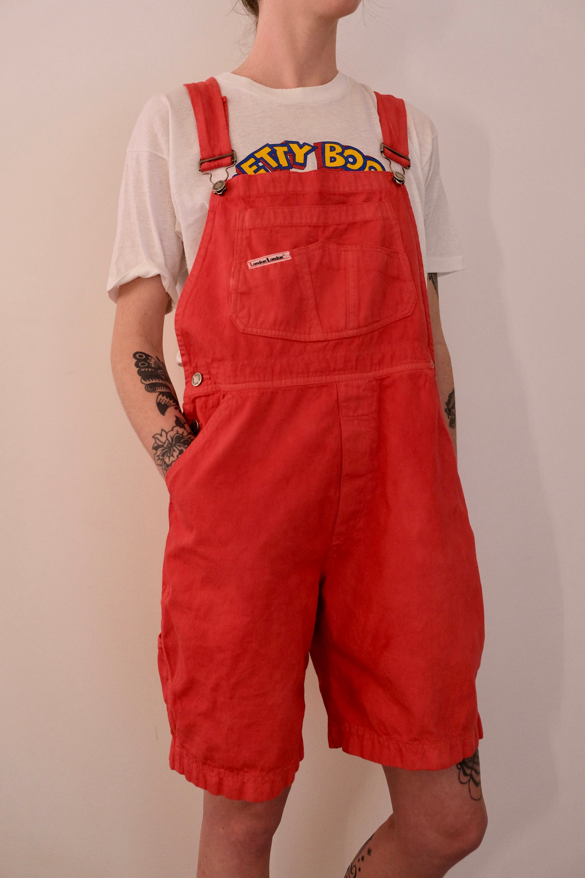 Black overall shorts best sale mens