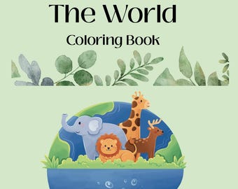Kleurboek Dieren van de wereld