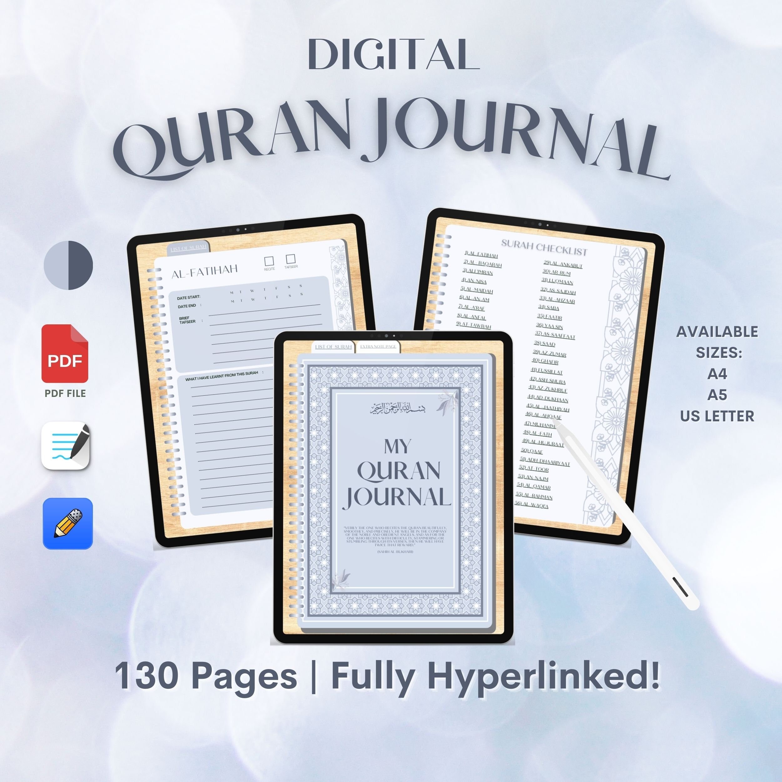 QURAN JOURNAL Islamic Journal, Digital Journal, Quran Study, Quran