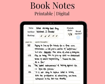 Digital Booknote - Write about what you read