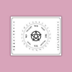 Printable Pendulum Board – Alphabet, Numbers, Zodiac Symbols (Digital Download)