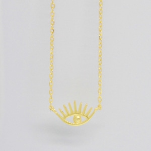 Eye-Lash Necklace