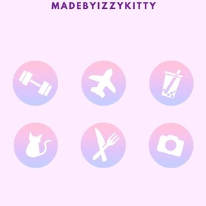 Pink-Purple Instagram Highlight Covers