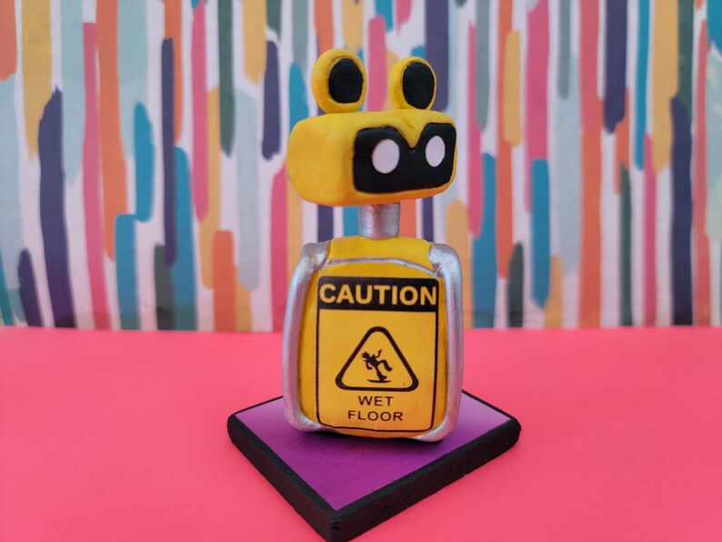 Wet Floor Sign Robot From Fnaf Security Breach Etsy Singapore