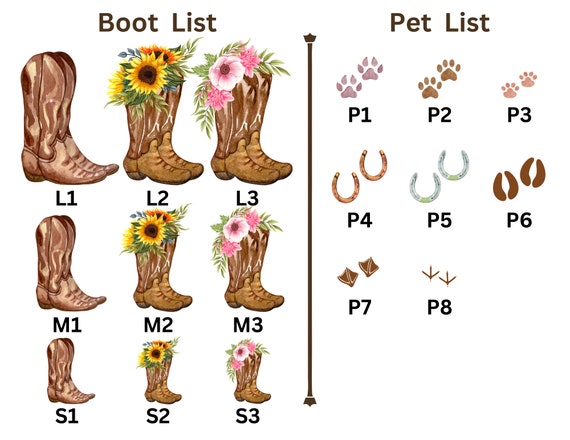 DIGITAL FILE Personalized Cowboy Boots With Pets, New Home  display picture 2