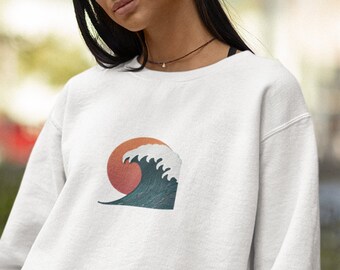 Refreshing Creamy Ocean Unisex Sweatshirt main image 1