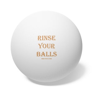 Rinse your Balls Beer Pong Balls