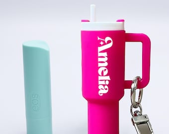 Personalized Keychain | Custom Keychain | Name Keyring |  Chapstick Holder | Mini Stanley