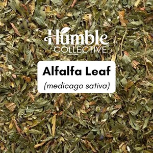 Ekologiska alfalfablad | Skurna och siktade örter i bulk | Medicago sativa | Icke-bestrålade kosher torkade örter | 30 ml eller 60 ml