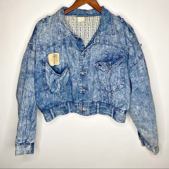 Puffy jean sale jacket