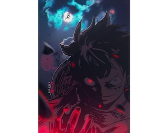 One Piece Luffy Poster Rolled Posters | Anime Wall Art