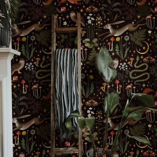 Cottagecore Peel and Stick Wallpaper - Etsy Canada