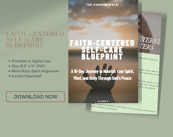 Faith-Based Self-Care Guide | 10-Page Christian Guide (PDF)