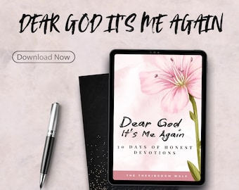 30-Day Christian Devotional Journal for Women | Prayer & Reflection (Digital Download)