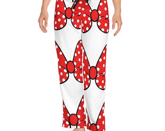 Minimouse Bowtie Women's Pajama Pants (AOP)
