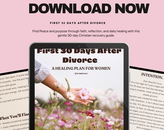 Christian Healing Journal | 30 Day Devotional for Women (Digital Download)
