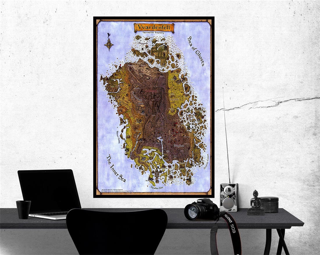 Vvardenfell Map - The Elder Scrolls Online: Morrowind (ESO)