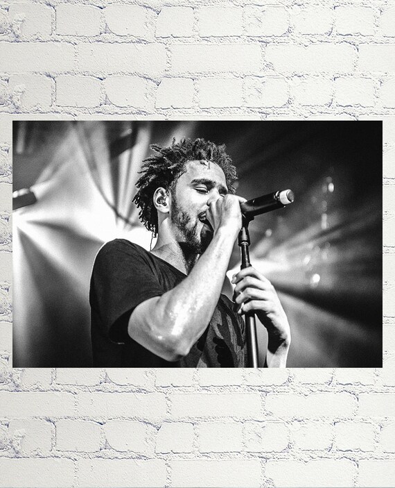 J Cole Black And White