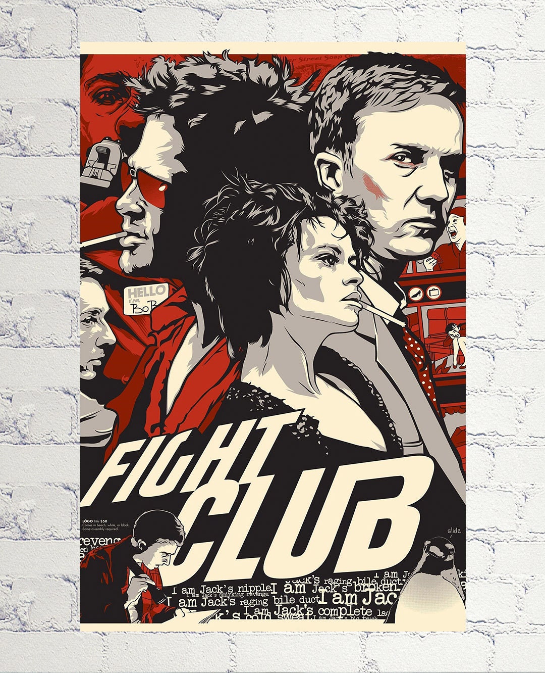 Discover Fight Club Movie Poster, Room Decor, Home Decor, Art Poster for Gift