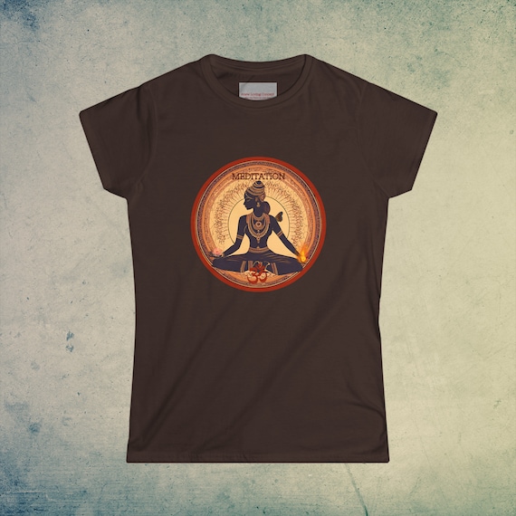 Yoga T-shirt Meditation T-shirt Women's Soft Style Tee, Shirt Yoga