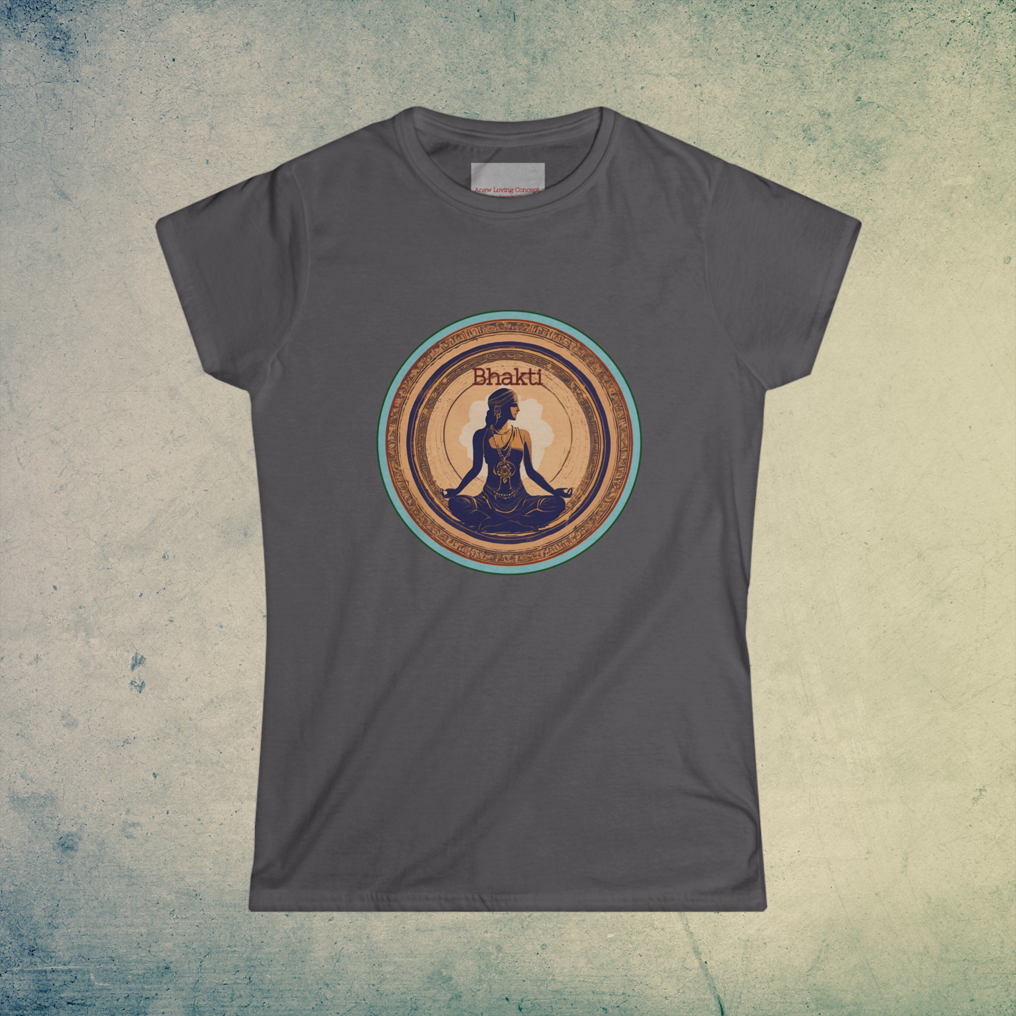 Camiseta suave para mujer Yoga Bhakti Love and Devotion, camiseta de yoga, camiseta para clase de yoga, camiseta para clase de yoga
