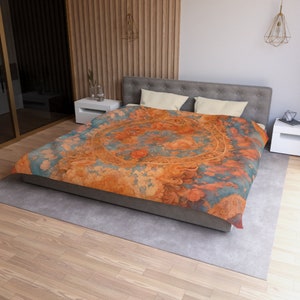Vintage Heavenly Duvet Cover Microfiber Duvet Cover