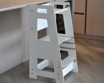 Kitchen Tower for Kids, Montessori Kitchen Tower, Toddler Stool, Learning Tower, Kid Step Stool