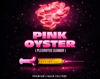 Pink Oyster Mushroom Liquid Culture (10cc/ml)