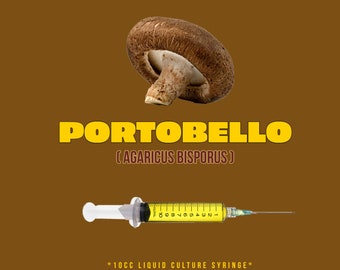 Portobello Mushroom Liquid Culture (10cc/ml)