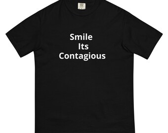 T-shirt pesante da uomo tinta in capo