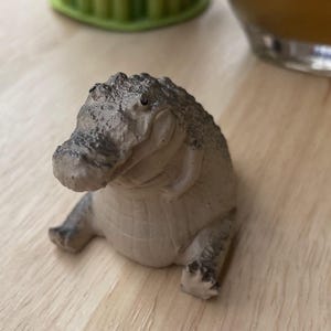 Handmade Crocodile Tea Pet: Feng Shui Tea Table Ornament