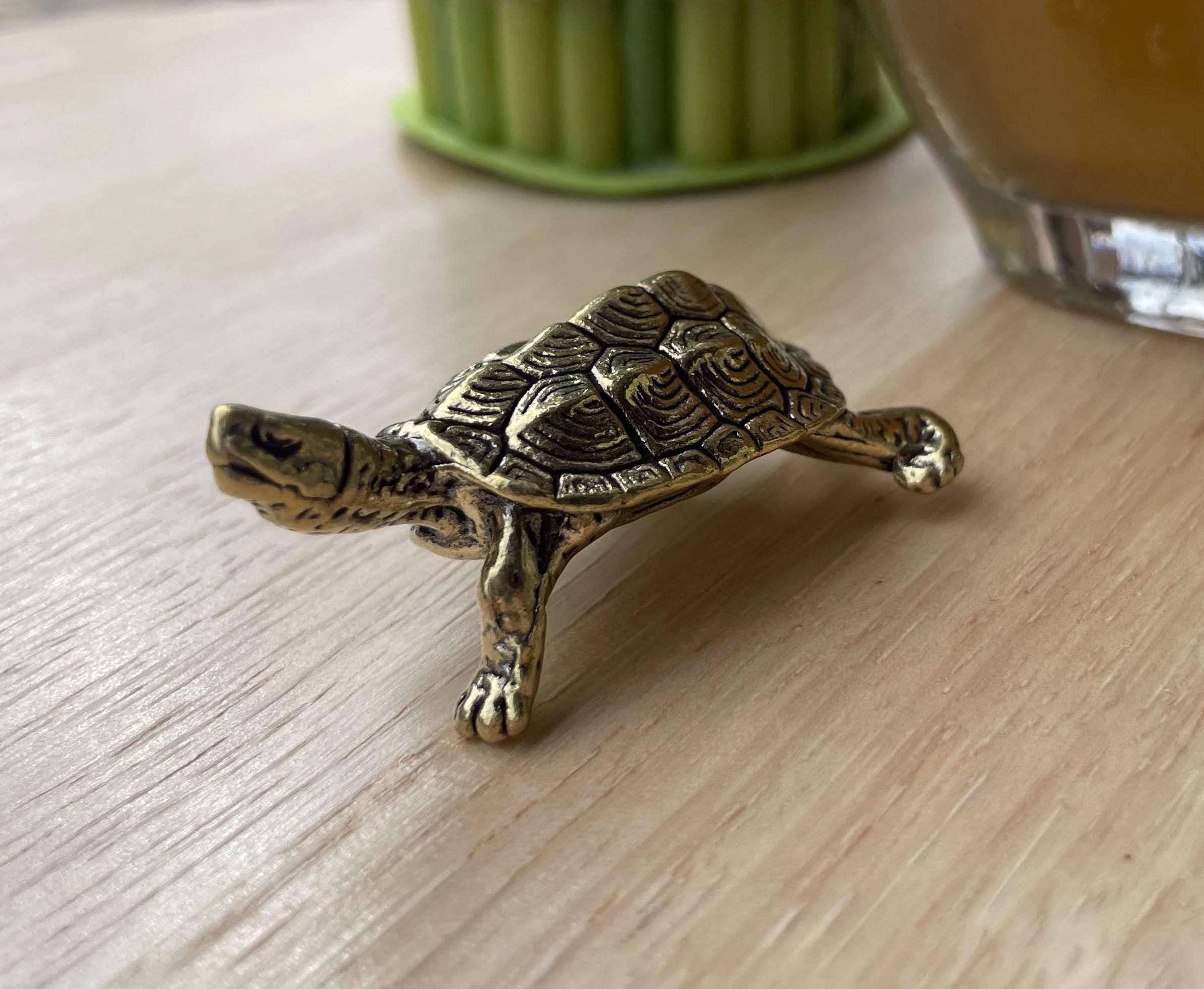 銅製の亀のティーペット：風水功夫茶卓装飾 - Etsy 日本