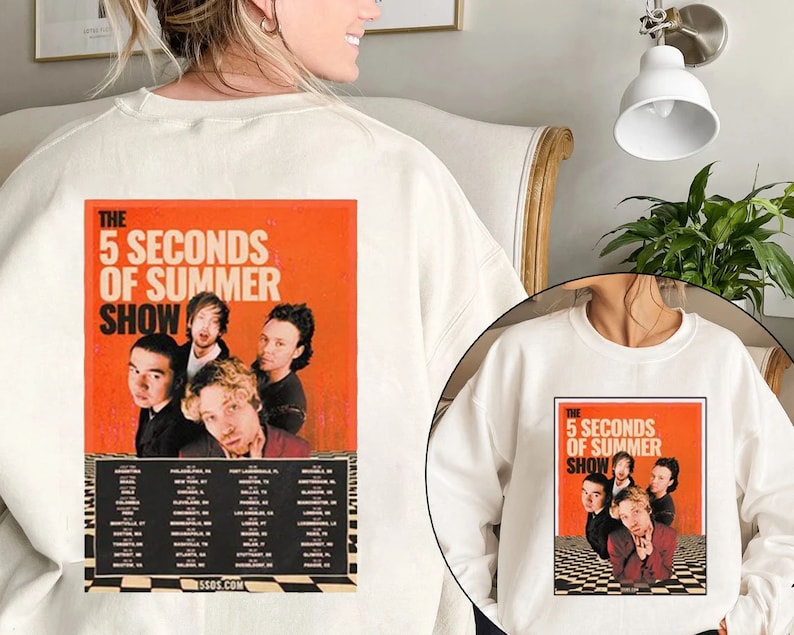 5 Seconds of Summer World Tour 2023 2024 Shirt 5SOS Fan Etsy Canada