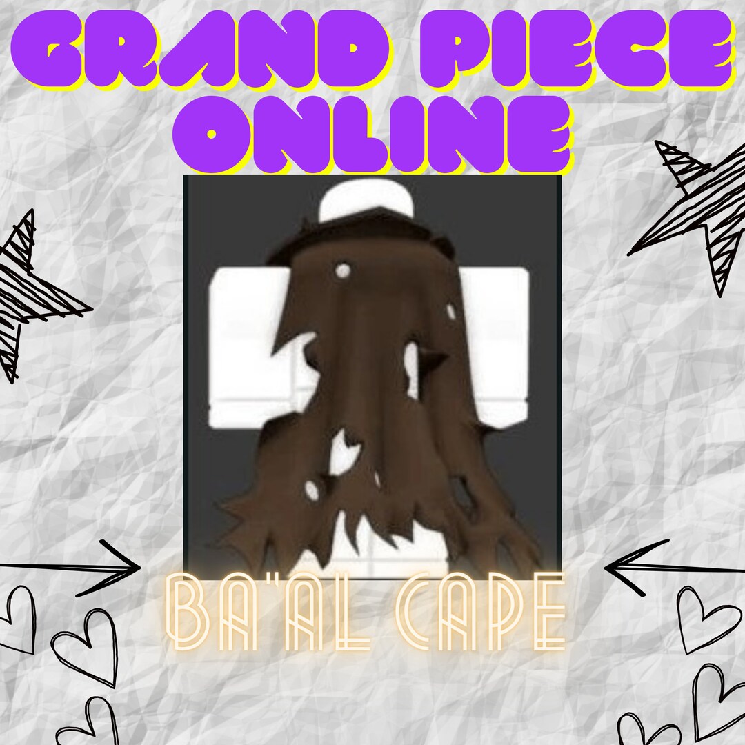 GPO Baal Cape Grand Piece Online Etsy