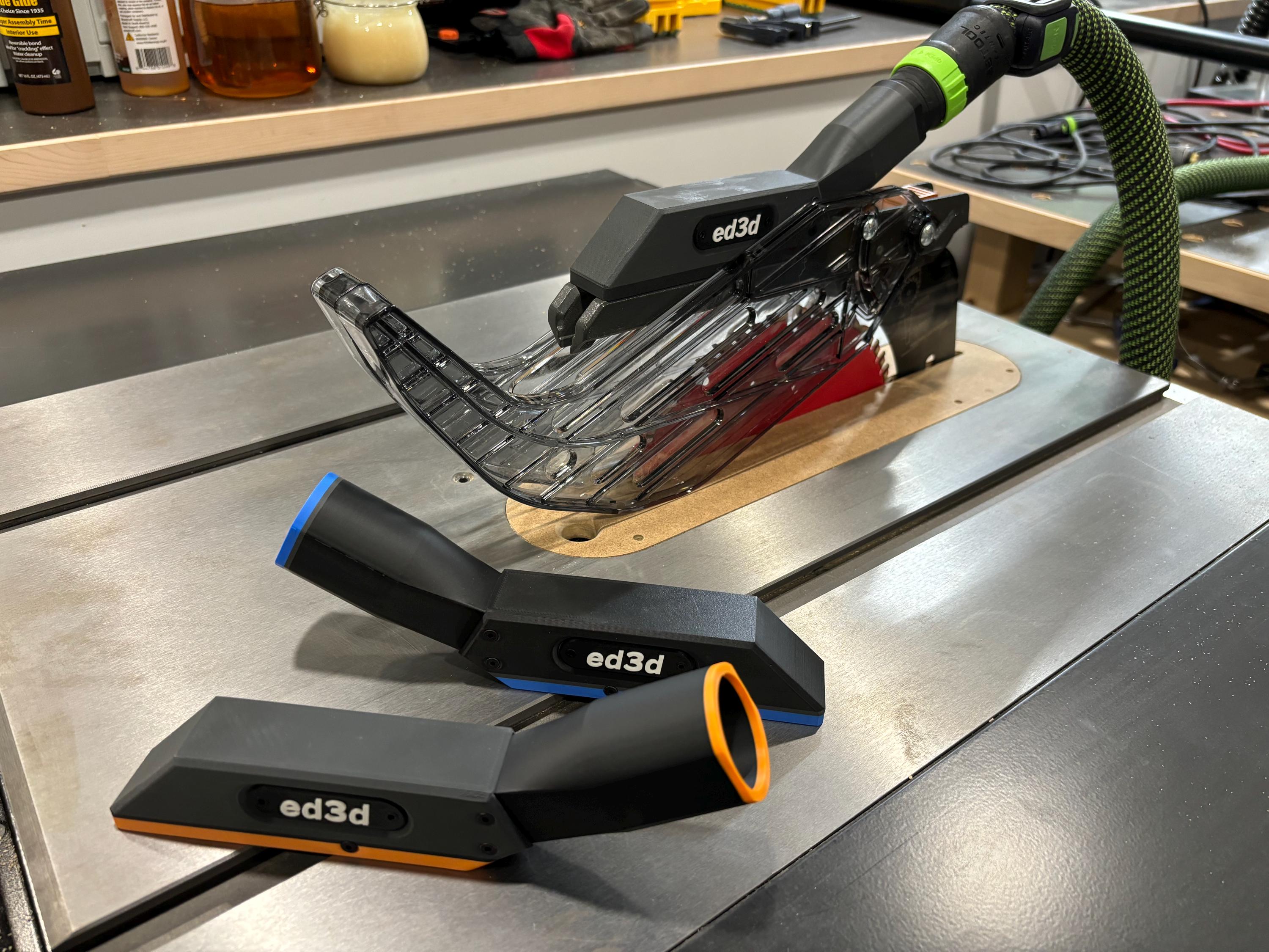 DX2 High efficiency Table Saw Dust Collection Blade Guard Hood 