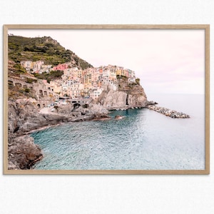 Fine Art Print Cinque Terre Manarola Framed Poster Photography Cinque Terre Italy Home Decor Italian coastline Manarola Mediterranean