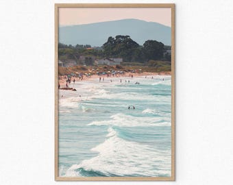 Spain Beach Photography Print, Coastal Home Decor, Framed Wall Art