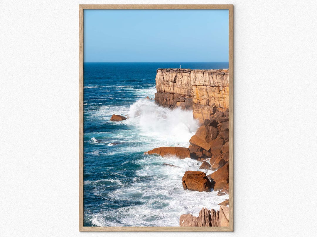 Fresh Look at Poster Coastal Portugal Wall Art Photography Peniche Marginal Norte