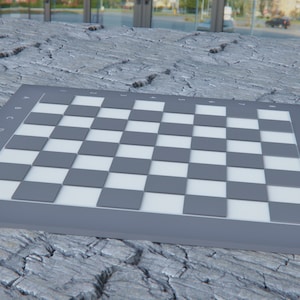 Archivos STL de tablero de ajedrez de impresión 3D