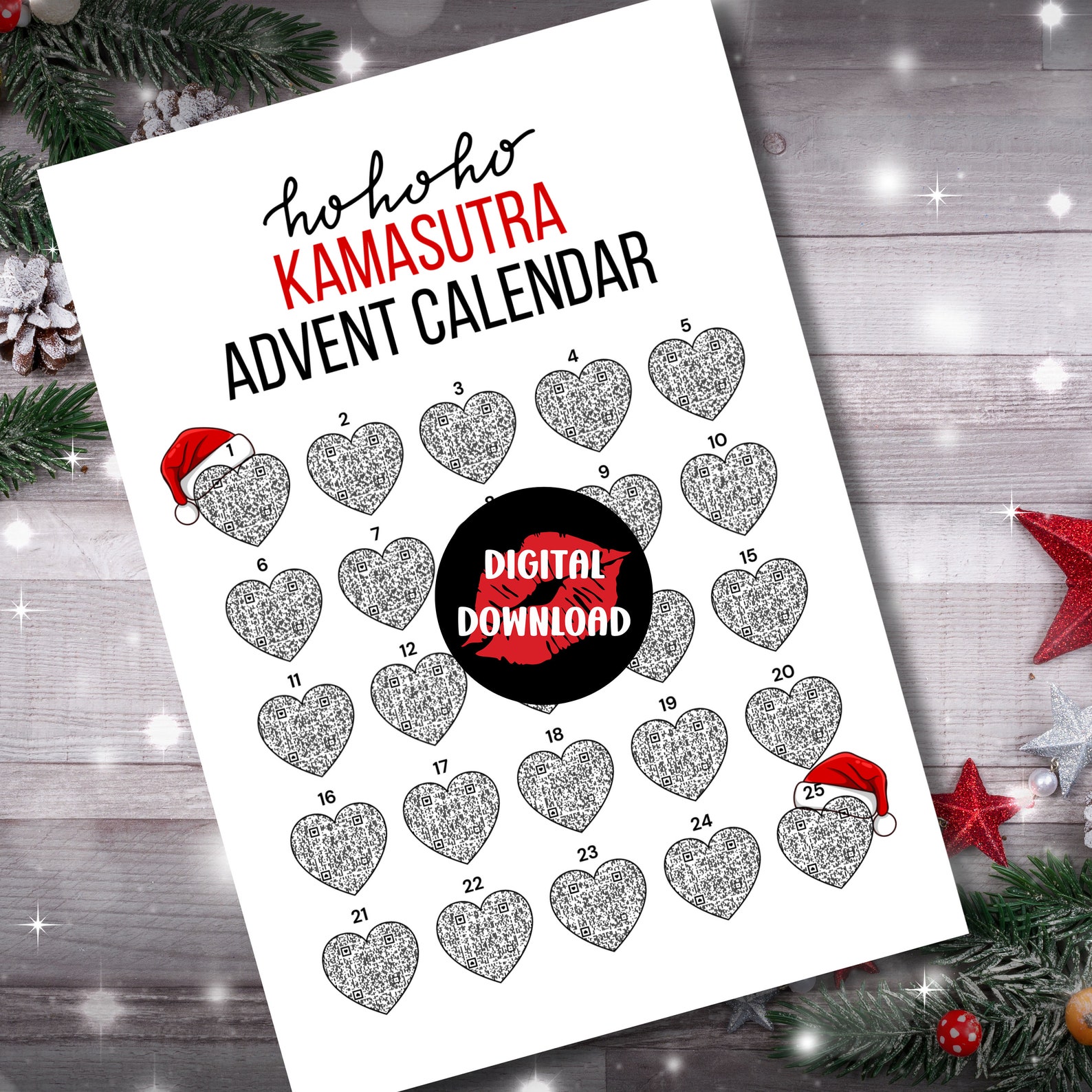 Sexy Advent Calendar, Sex Position Advent Calendar, Naughty Adult ...