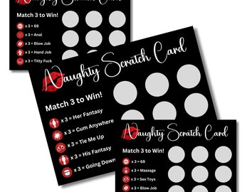 Scratch Off Card, Gift For Him, Boyfriend Birthday, Husband Gift, Couples Gift, Scratch Card Gift, Anniversary Gifts For Him, Dirty Gifts
